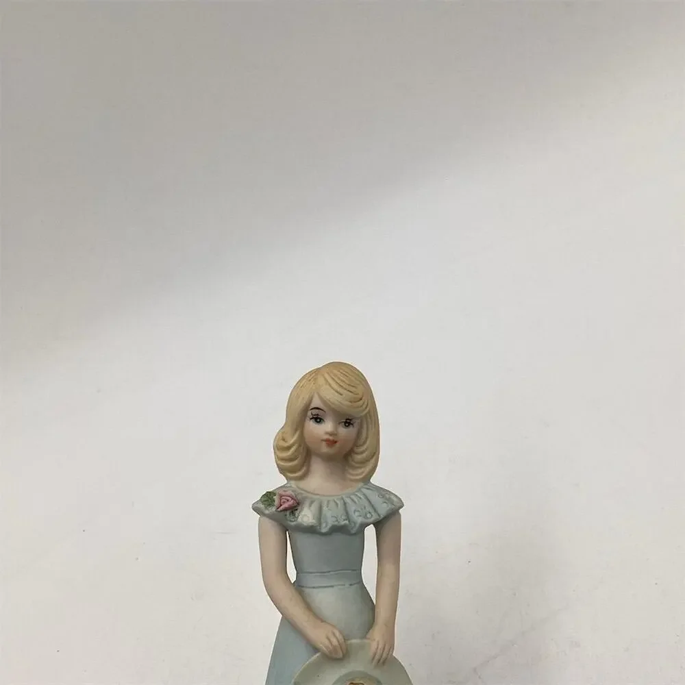 Vintage Enesco Growing Up‎ Girls Age 14 Figurine 1981 Multicolor